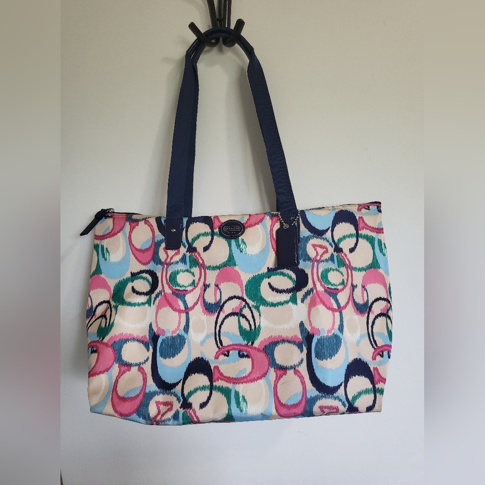 PRELOVED Coach Signature Tote Purse